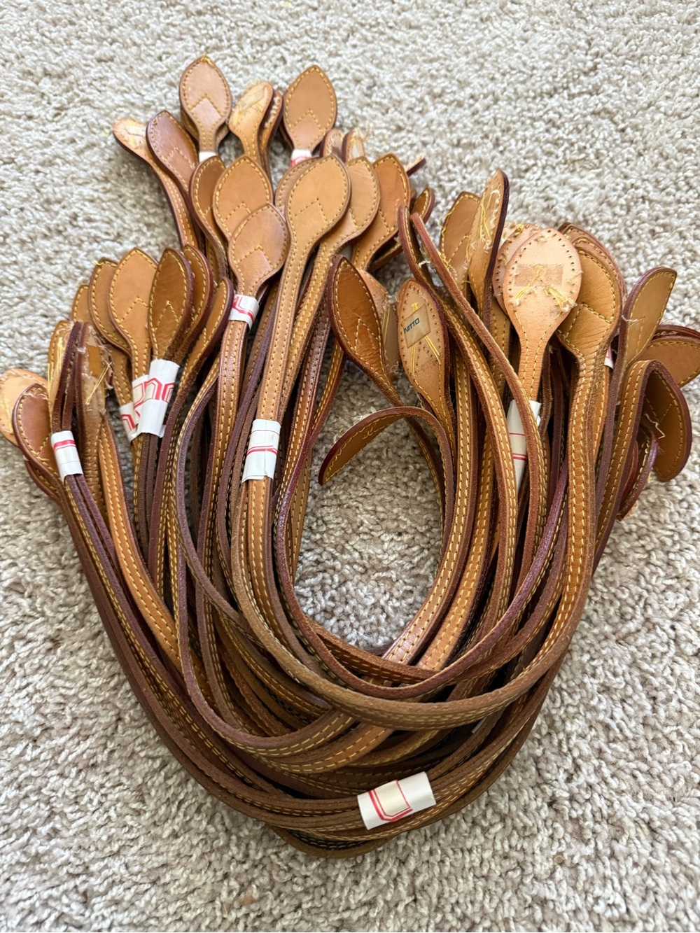 - Louis Vuitton never full straps